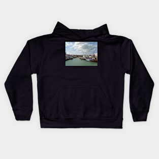 Fast boat Portsmoth Harbour Ferry Terminal Kids Hoodie